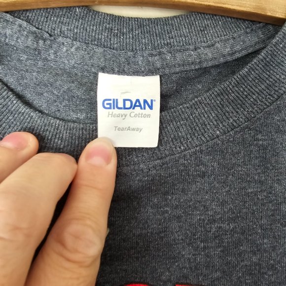 GILDAN | Dark Grey “Bush Country” Lac La Ronge Crewneck Tee Shirt – Women’s Smal - Picture 6 of 7